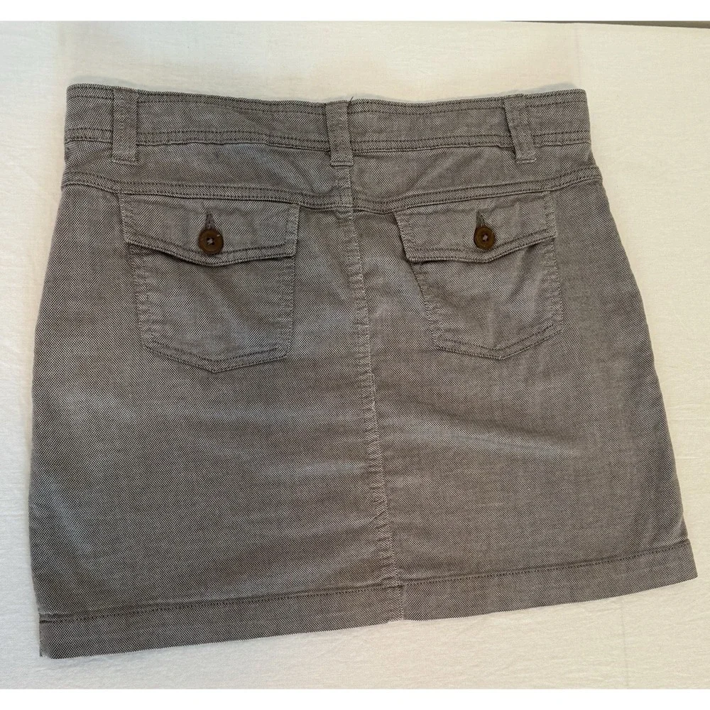 AMK Jackson Hole Wyoming‎ Short Skirt Lightweight Cotton Button Fly Size 2